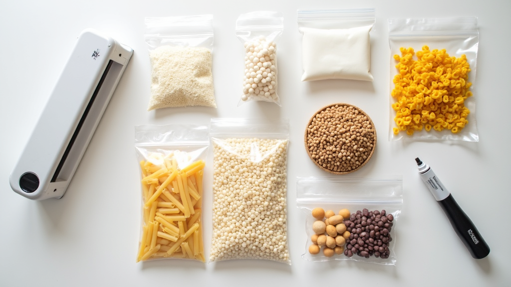 Bagged emergency food